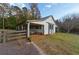 Detached barn with covered area and gated entrance at 2292 Acworth Due West Nw Rd, Acworth, GA 30101