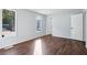 Spacious bedroom featuring hardwood floors and large windows at 1825 Niskey Lake Rd, Atlanta, GA 30331