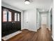 Renovated entryway with hardwood floors and an open floor plan at 1825 Niskey Lake Rd, Atlanta, GA 30331