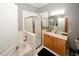 Bathroom features a soaking tub and a walk-in shower at 799 Hammond Dr # 116, Atlanta, GA 30328