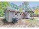 House exterior with gray brick and deck at 7047 Carolyn Cir, Lithia Springs, GA 30122