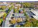 Aerial view of townhomes and surrounding neighborhood at 226 Mclaren Gates Dr, Marietta, GA 30060