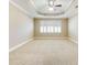Large bedroom with plush carpeting and a ceiling fan at 226 Mclaren Gates Dr, Marietta, GA 30060