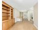 Upstairs hallway with built-in shelving and carpet at 226 Mclaren Gates Dr, Marietta, GA 30060