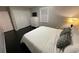 Bedroom with dark hardwood floors and a double bed at 3759 Stanford Cir, Decatur, GA 30034