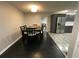 Dining area with dark wood table and chairs at 3759 Stanford Cir, Decatur, GA 30034