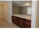 Kitchen features granite countertops and modern cabinets at 99 Libby Ln, Jonesboro, GA 30238