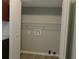 Convenient laundry closet with shelving at 99 Libby Ln, Jonesboro, GA 30238