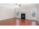 Bright living room with hardwood floors and fireplace at 3910 High Dove Sw Way, Smyrna, GA 30082