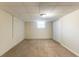 Finished basement room with neutral walls and carpet at 3730 Douglas Ridge Trl, Douglasville, GA 30135