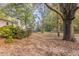 Large backyard with mature trees and open space at 3730 Douglas Ridge Trl, Douglasville, GA 30135