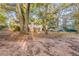 House backyard with mature trees and a mostly clear yard at 3730 Douglas Ridge Trl, Douglasville, GA 30135
