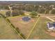 Aerial view showing house location and lot lines at 55 River Meadow Ln, Social Circle, GA 30025