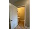 Convenient half bathroom with pedestal sink and tile flooring at 2814 Dominion Nw Ln, Kennesaw, GA 30144