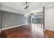 Spacious dining room with hardwood floors and city views at 1100 Howell Mill Nw Rd # 408, Atlanta, GA 30318