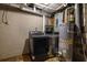 Unfinished basement with laundry hookups at 2611 Kings Cir, Lawrenceville, GA 30044