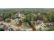 Aerial view of a neighborhood with houses and trees at 2519 Dunhaven Gln, Snellville, GA 30078