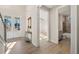 Hallway with access to bathroom and living room at 2640 Joseph Dr, Cumming, GA 30028