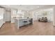 Open concept kitchen with an island and breakfast area at 2640 Joseph Dr, Cumming, GA 30028