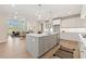 Open concept kitchen with an island and stainless steel appliances at 2640 Joseph Dr, Cumming, GA 30028