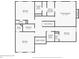 Second floor plan with primary bedroom, two additional bedrooms, and laundry room at 6257 Selborn Sw Dr, Atlanta, GA 30331
