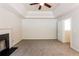 Spacious living room with fireplace and neutral decor at 6257 Selborn Sw Dr, Atlanta, GA 30331
