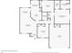 One-story house floor plan, including a living room, kitchen, 2 bedrooms, and 2 bathrooms at 4112 Meadowlark Ct, Powder Springs, GA 30127