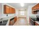 Kitchen featuring granite countertops and stainless steel appliances at 4112 Meadowlark Ct, Powder Springs, GA 30127