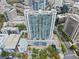 Aerial view of Park Tower, highlighting its modern architecture and urban setting at 3324 Peachtree Ne Rd # 2013, Atlanta, GA 30326