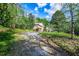 Brick house with long gravel driveway and grassy yard at 250 Big Oak Rd, Whitesburg, GA 30185