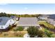 Aerial view of house and backyard at 90 Hickory Pointe Dr, Acworth, GA 30101