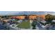 Aerial view of a vibrant town square with shops, restaurants, and a lively atmosphere at 625 Mayfair Ct, Alpharetta, GA 30009
