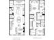 Two-story floor plan showcasing a spacious kitchen, primary bedroom, and additional bedrooms at 625 Mayfair Ct, Alpharetta, GA 30009