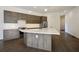 Modern kitchen featuring an island and stainless steel appliances at 2194 Bristol Cove # 13, Chamblee, GA 30341