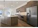 Modern kitchen with stainless steel appliances and an island at 2194 Bristol Cove # 13, Chamblee, GA 30341