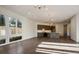 Spacious living area with hardwood floors and open concept design at 2194 Bristol Cove # 13, Chamblee, GA 30341