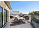 Spacious rooftop deck with seating area and city views at 2194 Bristol Cove # 13, Chamblee, GA 30341