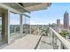 Private balcony boasting stunning city skyline views at 45 Ivan Allen Jr Nw Blvd # 2602, Atlanta, GA 30308