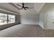 Spacious main bedroom with large window and ceiling fan at 101 Hickory Leaf Ln, Acworth, GA 30101