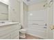 Simple bathroom with shower/tub combo at 401 Highway 279, Fayetteville, GA 30214