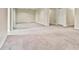 Finished basement with neutral carpet and open floor plan at 401 Highway 279, Fayetteville, GA 30214