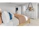 Main bedroom with dresser and cozy bedding at 3621 Olive Grove Ln, Covington, GA 30016