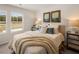 Bedroom with king-size bed, and neutral decor at 6381 Rosetta Dr # 83, South Fulton, GA 30331