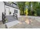 House with gray steps, landscaping and gravel pathway at 3775 Clairmont Rd, Chamblee, GA 30341