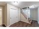 Unfinished basement with storage space and stairs at 2648 Cavalier Dr, Decatur, GA 30034