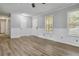 Spacious living area with neutral walls and hardwood floors at 117 Neal Ave, Stockbridge, GA 30281