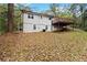Back of house with deck and sloping backyard at 117 Neal Ave, Stockbridge, GA 30281