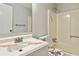 Bathroom with a tub, toilet, and vanity at 117 Neal Ave, Stockbridge, GA 30281