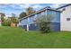 Side view of a blue house with a partial view of a neighboring house at 406 Elm Nw St, Atlanta, GA 30314
