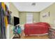 Simple bedroom with a double bed and dresser at 406 Elm Nw St, Atlanta, GA 30314